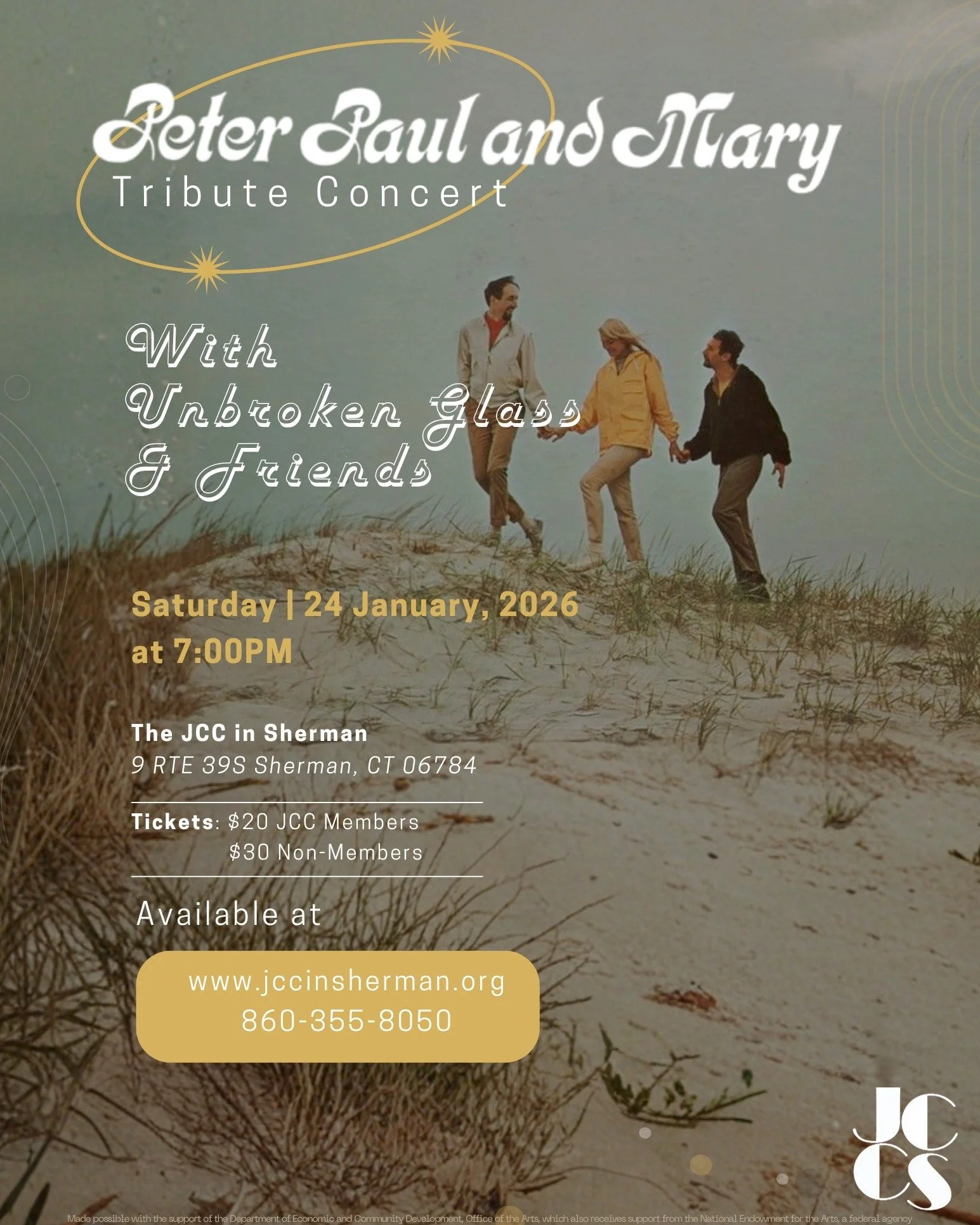 Next Saturday!
🎶🌟🎼
Join us for a night of songs from folk legends Peter, Paul, &amp; Mary!
Unbroken Glass, &amp; the friends they will bring with them, are sure to do the songs you love justice at this tribute concert!

BYOB Venue!

Sign Up:
www.j