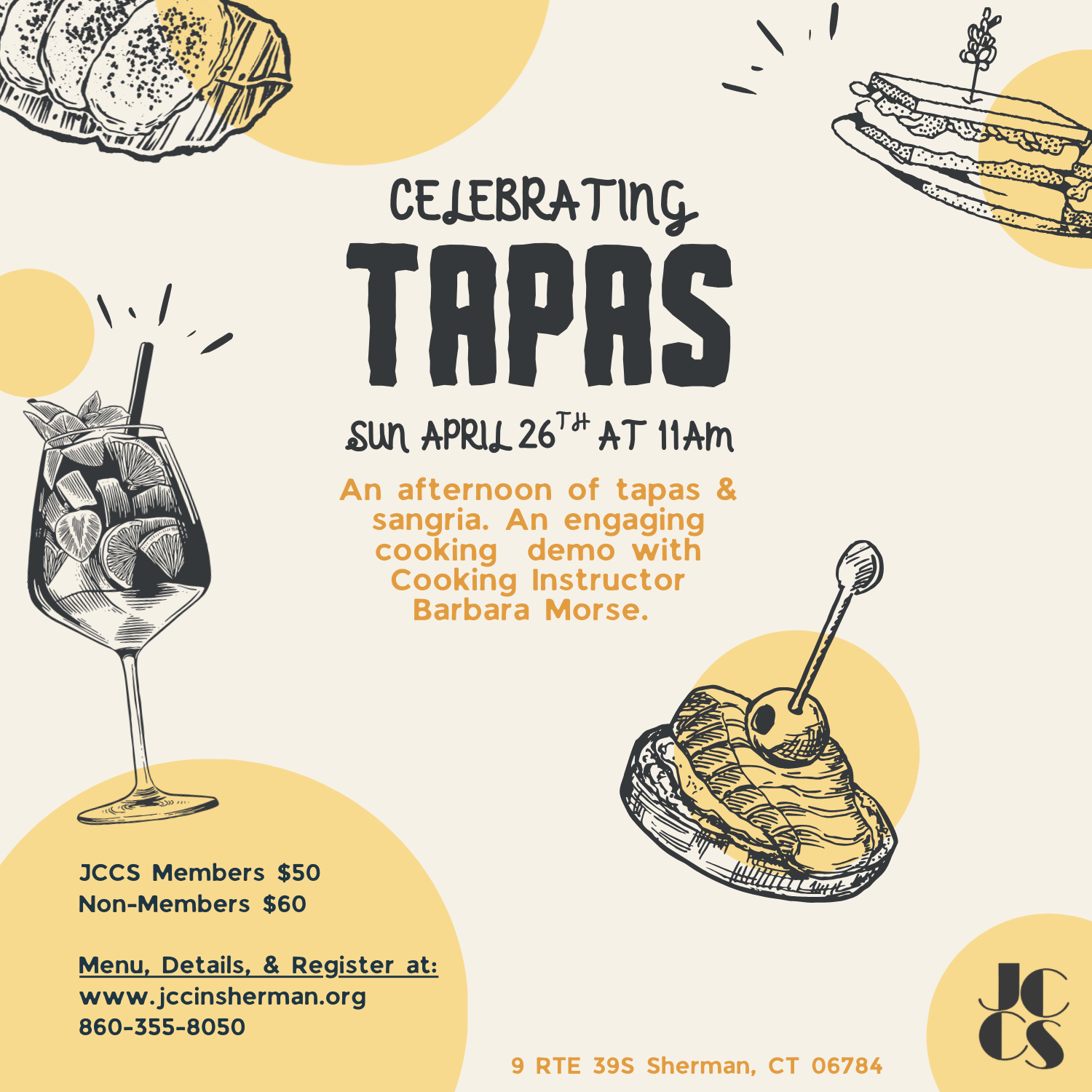 Celebrating Tapas: A Cook Demo with Cooking Instructor Barbara Morse