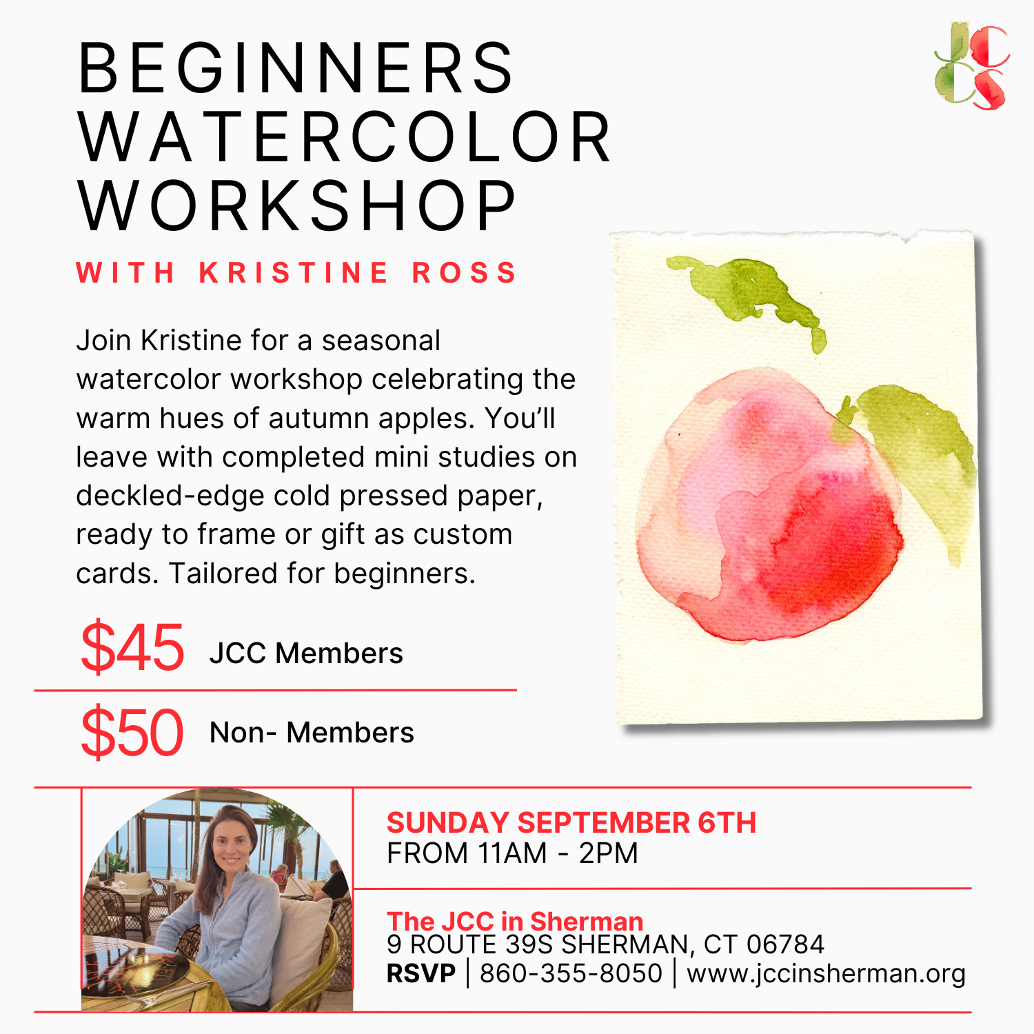 Beginners Watercolor Class With Kristine Ross