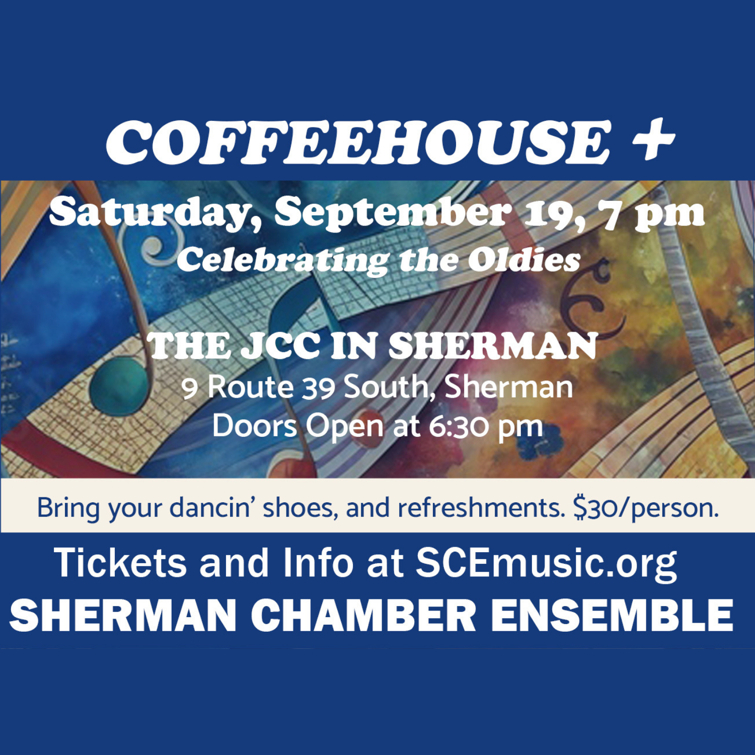 The Sherman Chamber Ensemble: Coffeehouse + Music of 1976 and More