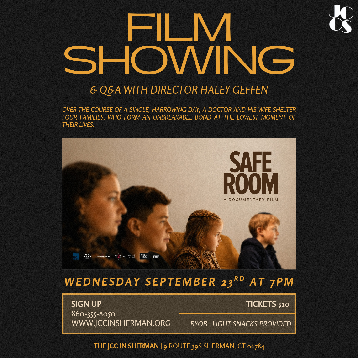 “Safe Room” Film Showing and Q&A with Director Haley Geffen