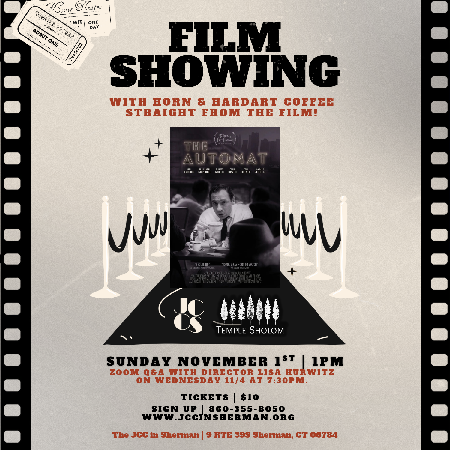 "The Automat" Film Showing & Discussion with Director Lisa Hurwitz
