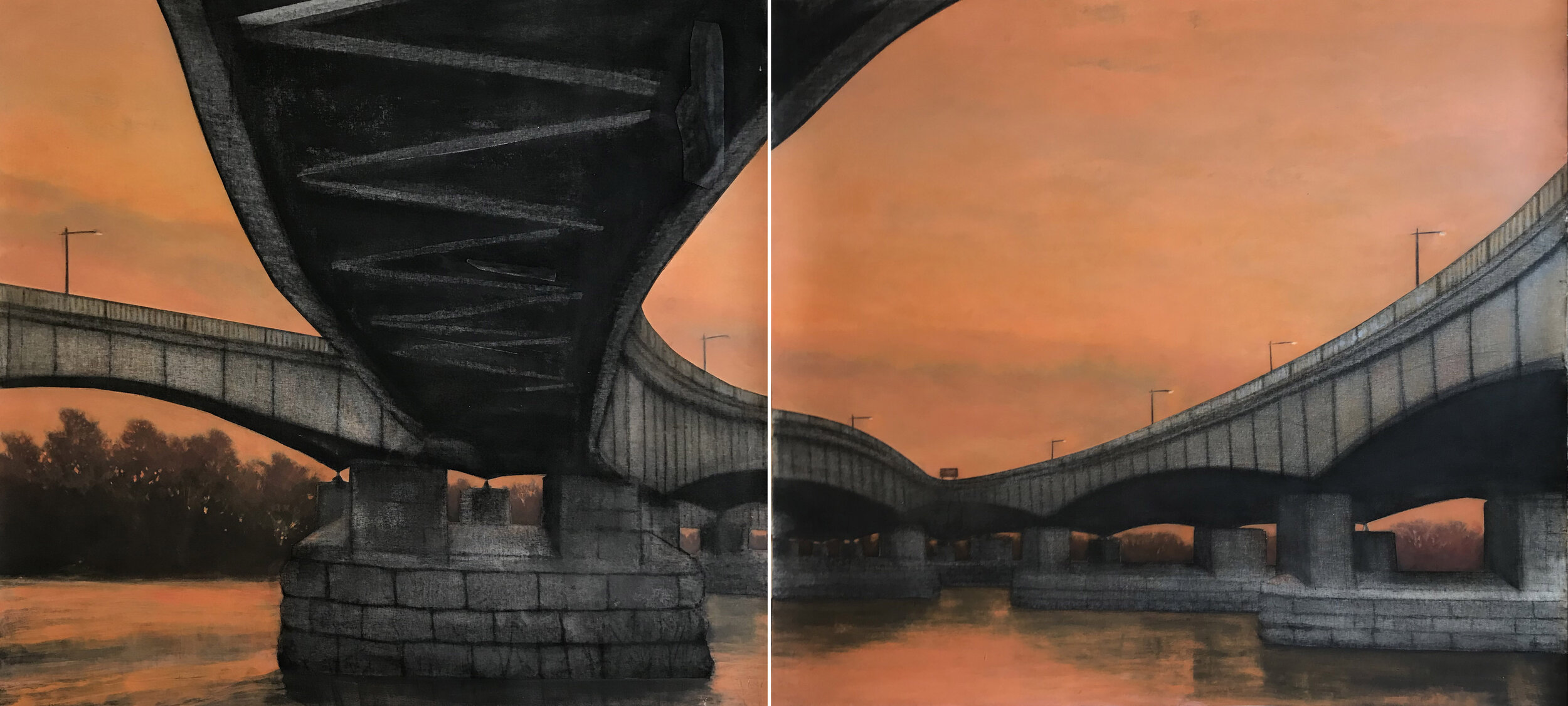 Bridge Scene, 2019, Oil on Canvas.jpg