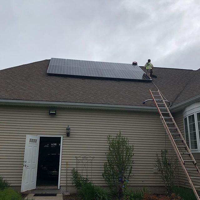 Action shots of a system addition! Current electrical consumption, site factors, and budget are just a few factors that come into play when designing turnkey solar systems for our clients. This system was completed the summer of 2016. Our client rece