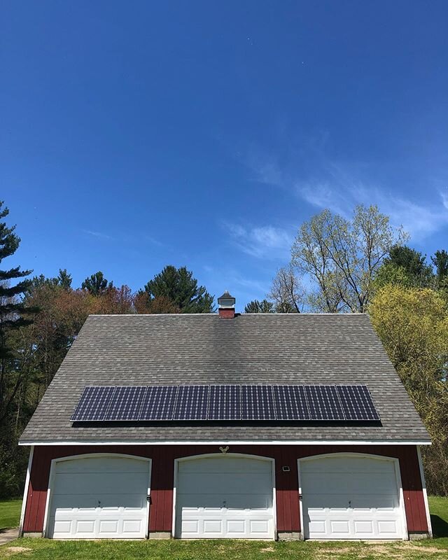 Just turned this system on this week! This 2.16KW system will supply all of the electricity for this home. It is a great example of energy conservation and solar working in concert to deliver energy independence! #berkshirecounty #berkshires #berkshi
