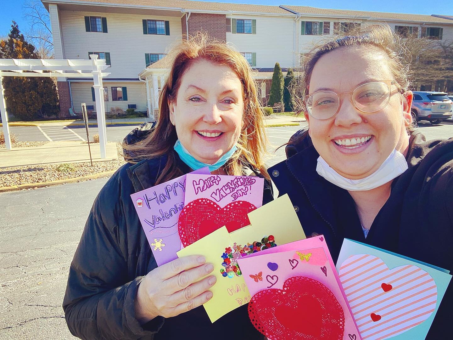 Happy Valentine&rsquo;s Day! Our patients have been hard at work making Valentines cards to spread love and cheer to our community&rsquo;s seniors. Dr. Schmahl and Dr. Powers delivered them today and we hope they bring a smile to all the seniors who 