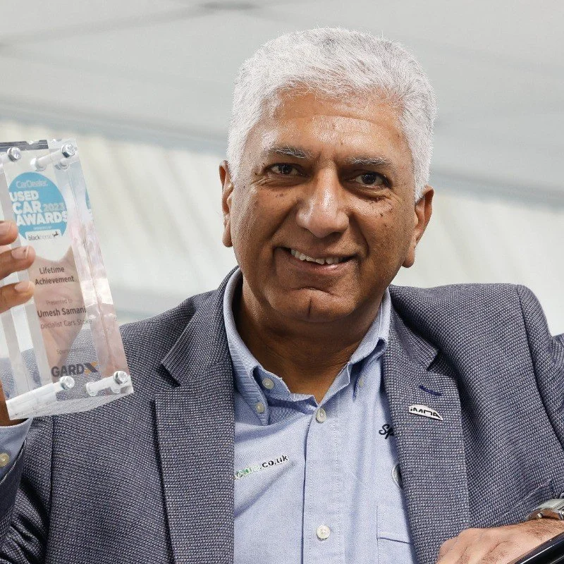 Umesh Samani, Owner of Specialist Cars & Harris Motor Co. based in Stoke on Trent. Chairman and founder member of the IMDA. Umesh typically stocks up to 50 cars.