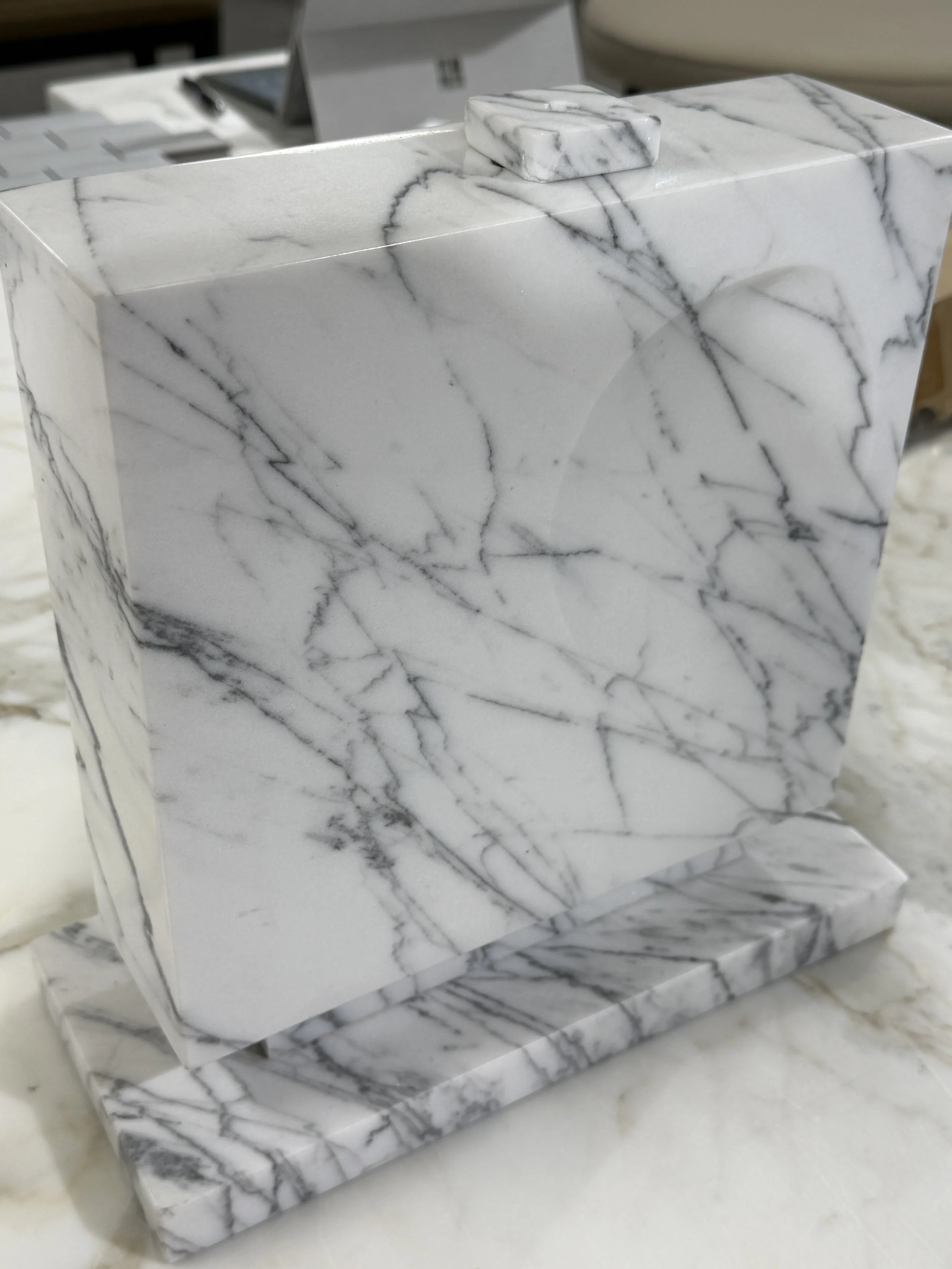 Piazza Lamp Base -  Carrara