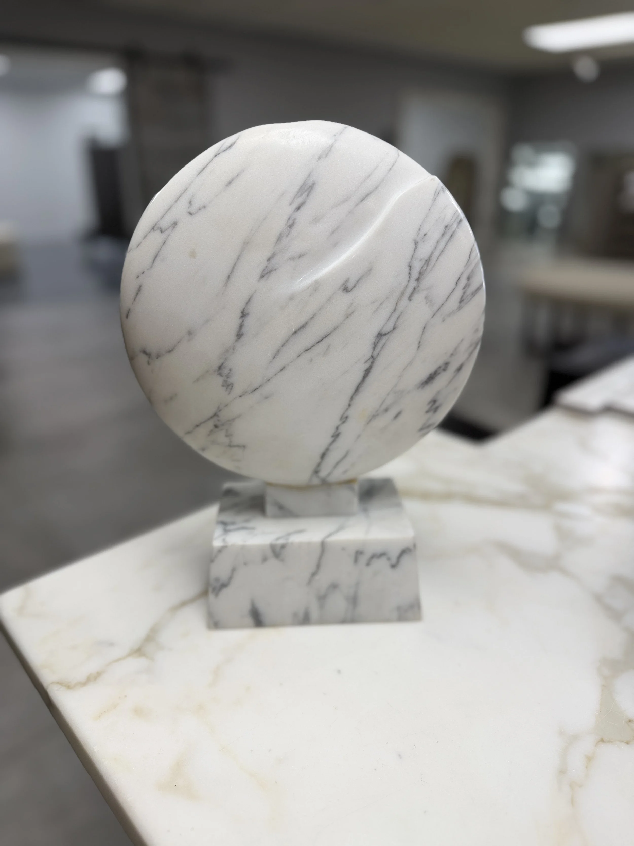 Carerra Circle Lamp Base - Sm