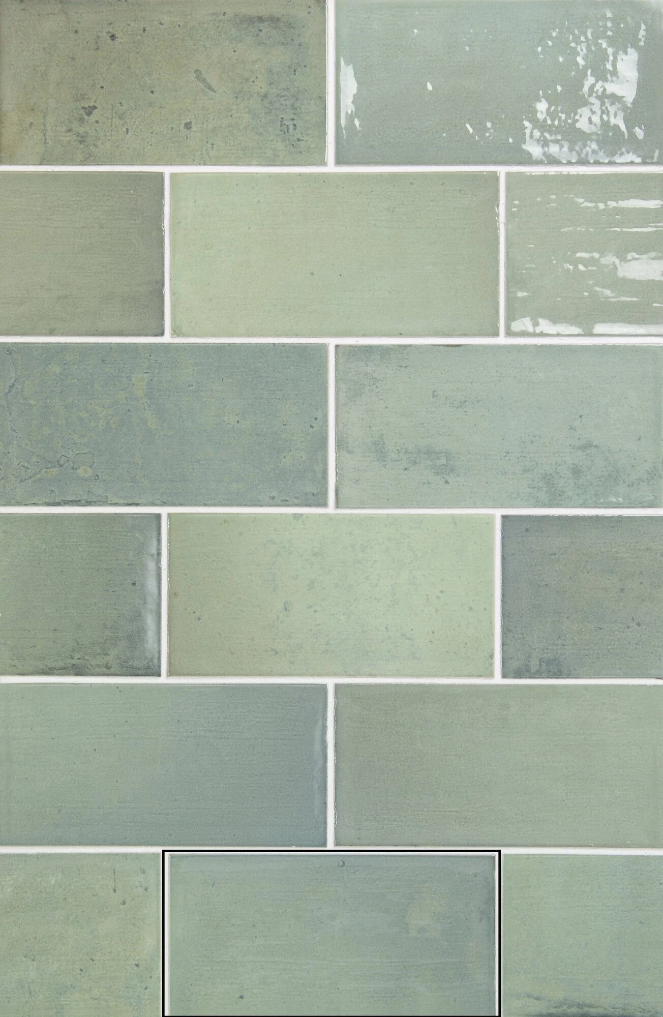 Seville Aqua 3" x 6" x 5/16"