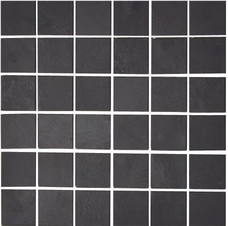 Belga Black Slate Black 2" x 2" x 3/8"