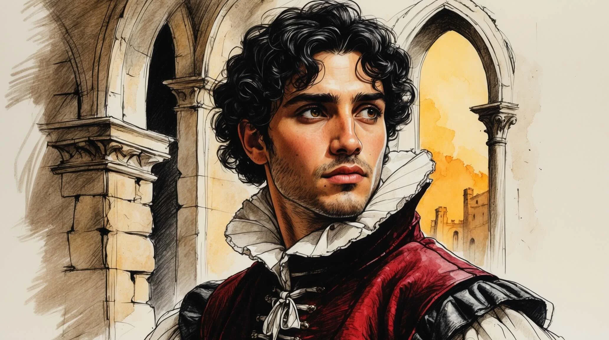 Portrait of Romeo in Shakespeare's Romeo and Juliet