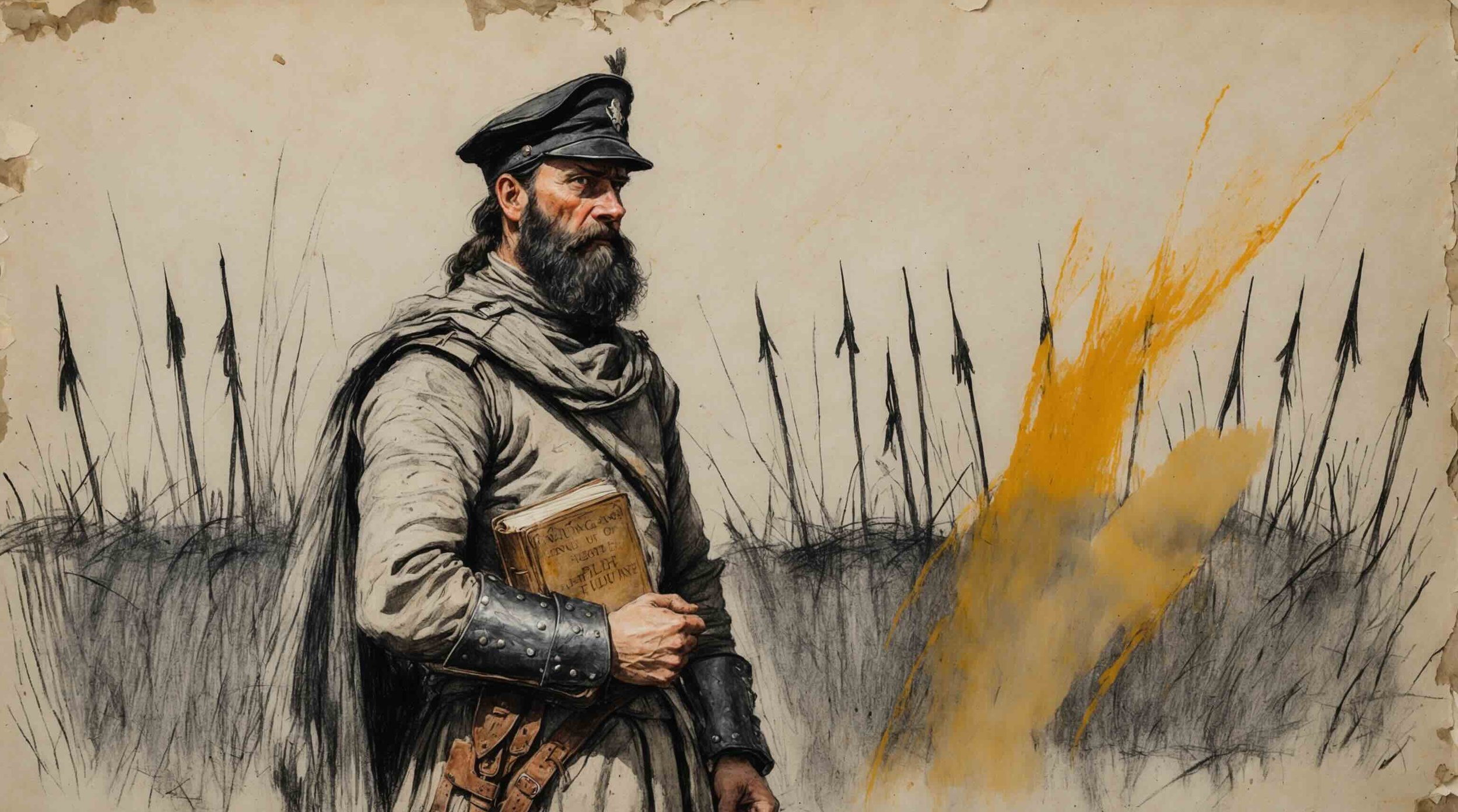 Portrait of Fluellen from Shakespeare's Henry V