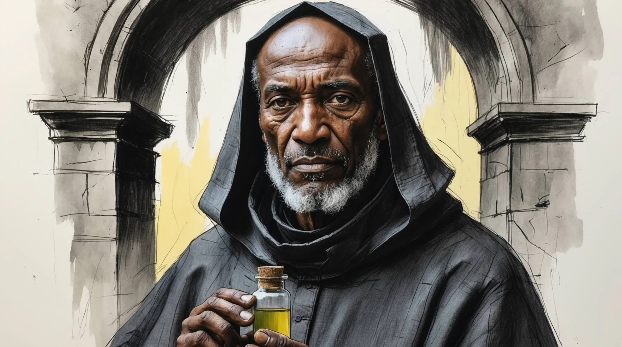 Portrait of Friar Laurence from Romeo and Juliet