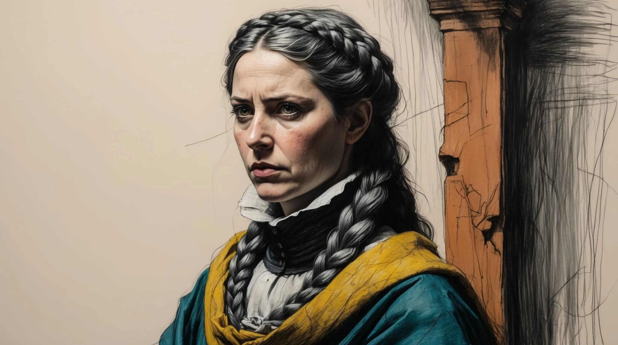 Portrait of Portia in Shakespeare's Julius Caesar