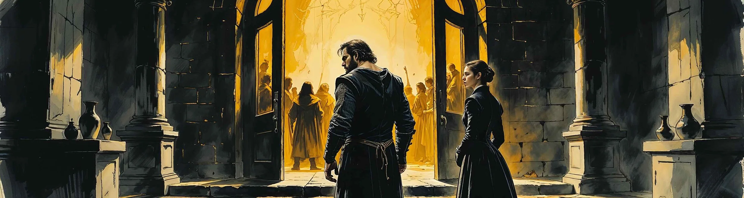 Macbeth contemplates murdering King Duncan in Act 1, Scene 7.