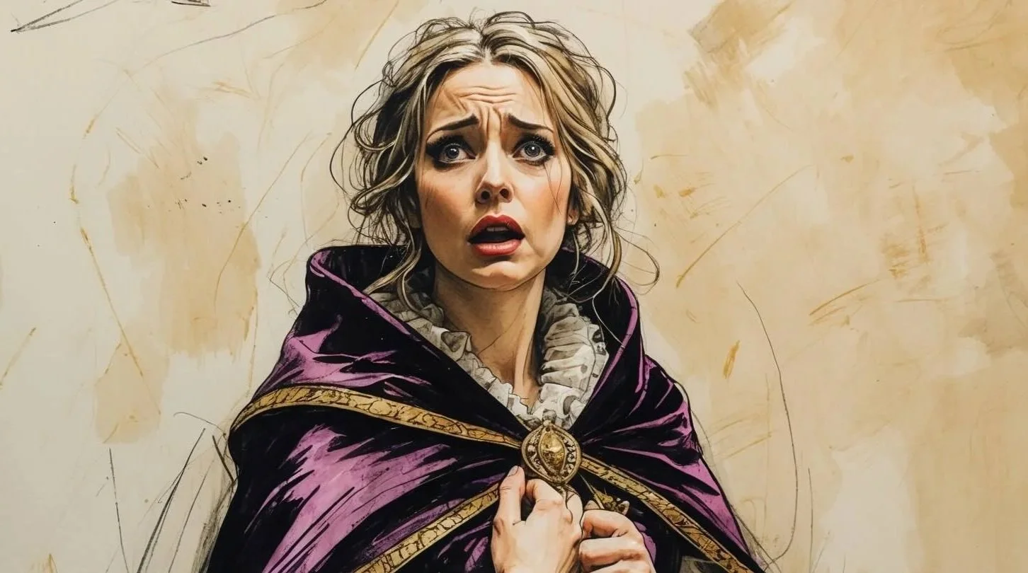 A portrait of Lady Macduff.