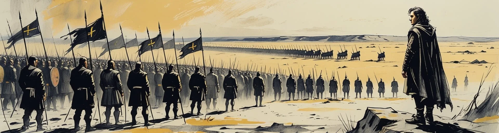 Hamlet witnesses Fortinbras’s army marching and shames himself into a final resolve for revenge.