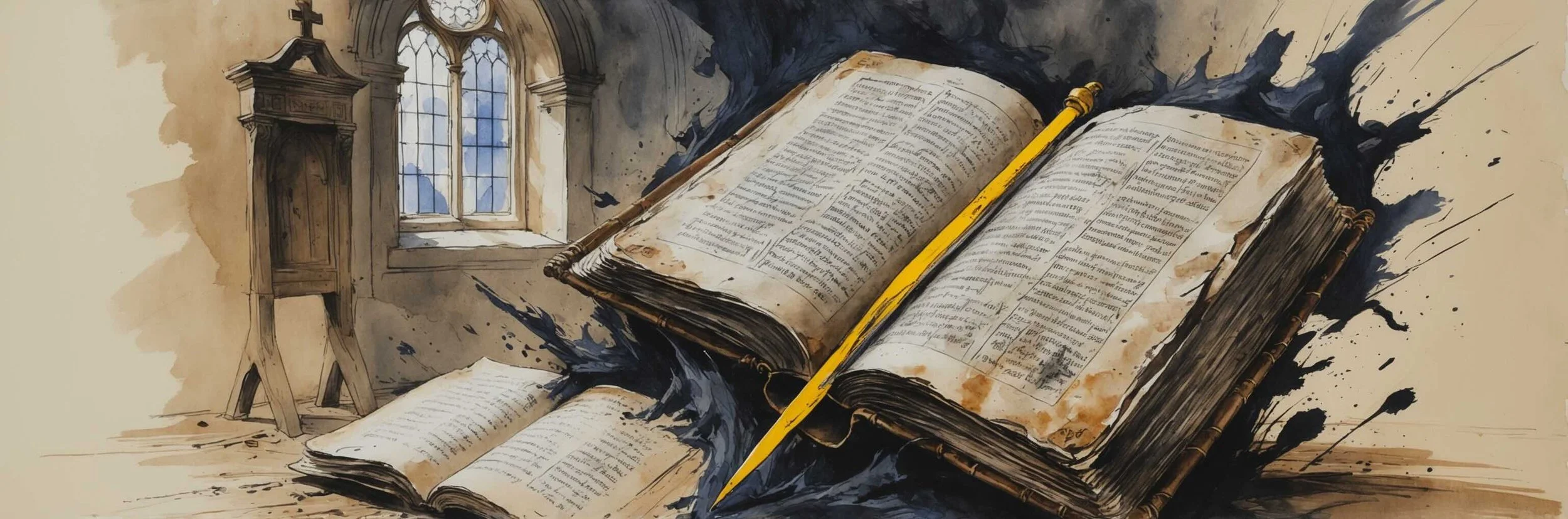 An open book representing the theme of Appearance vs Reality in Shakespeare's Richard III.