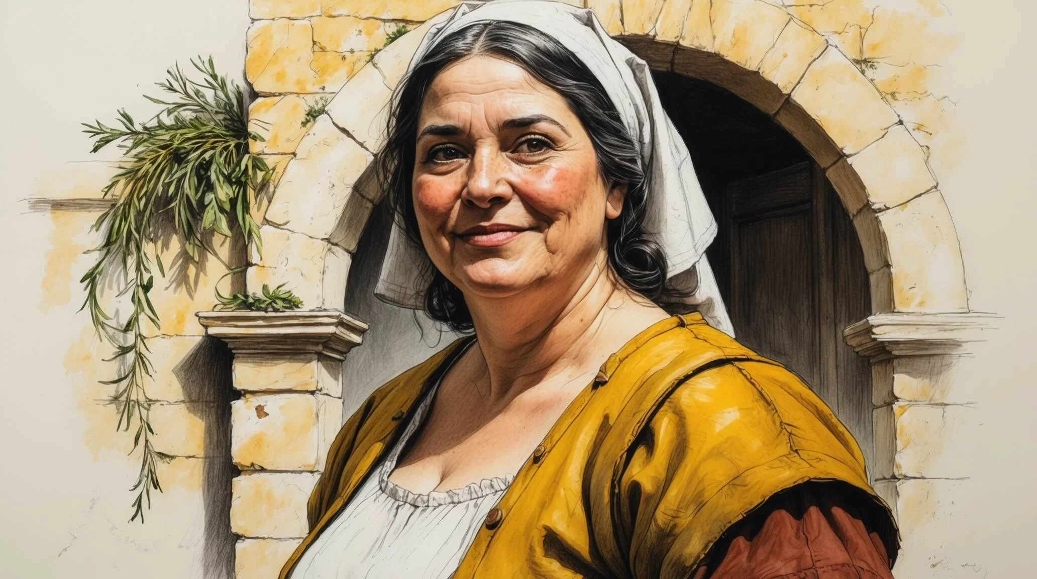 Portrait of The Nurse from Romeo and Juliet