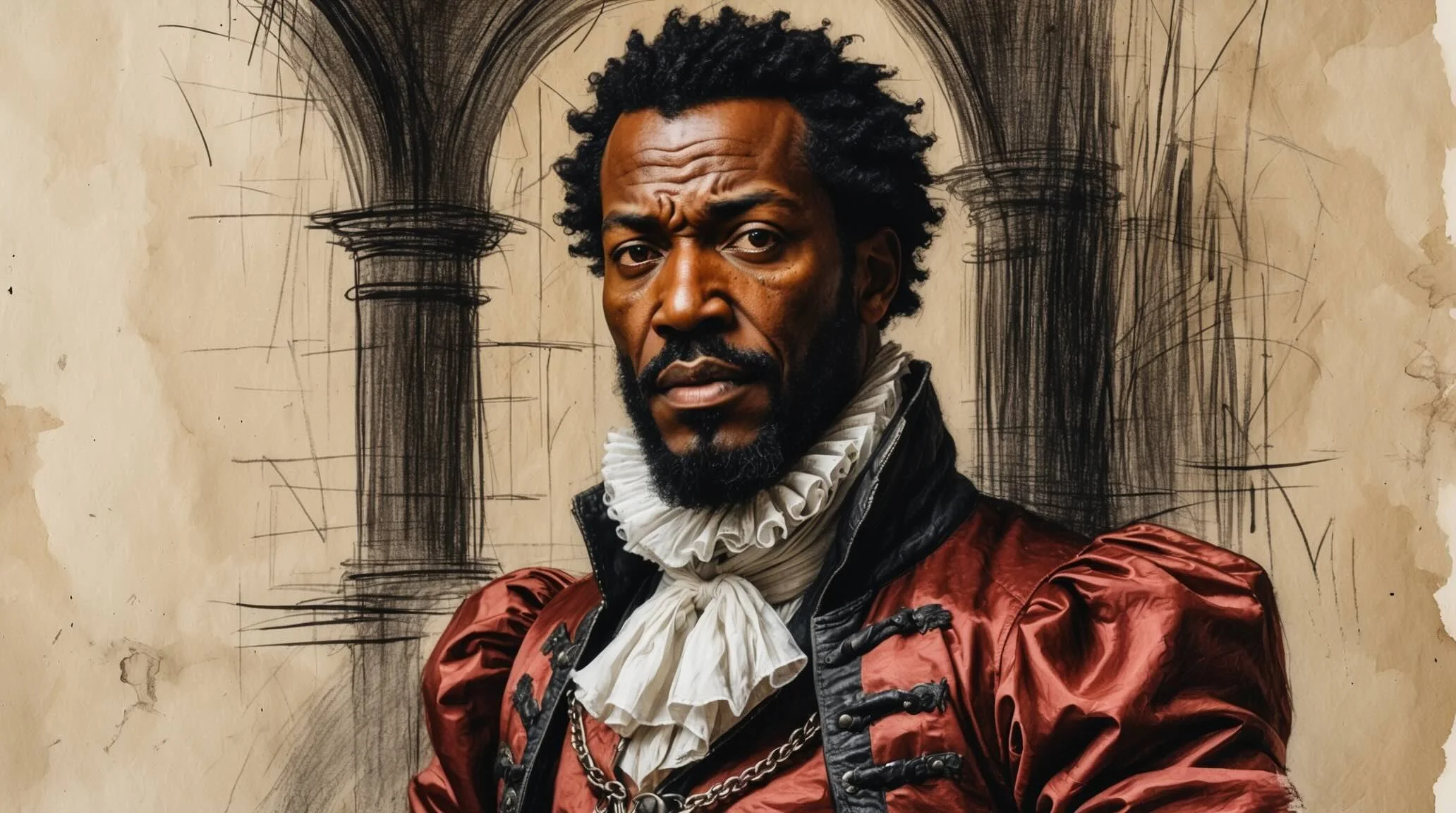 Portrait of Gratiano in The Merchant of Venice
