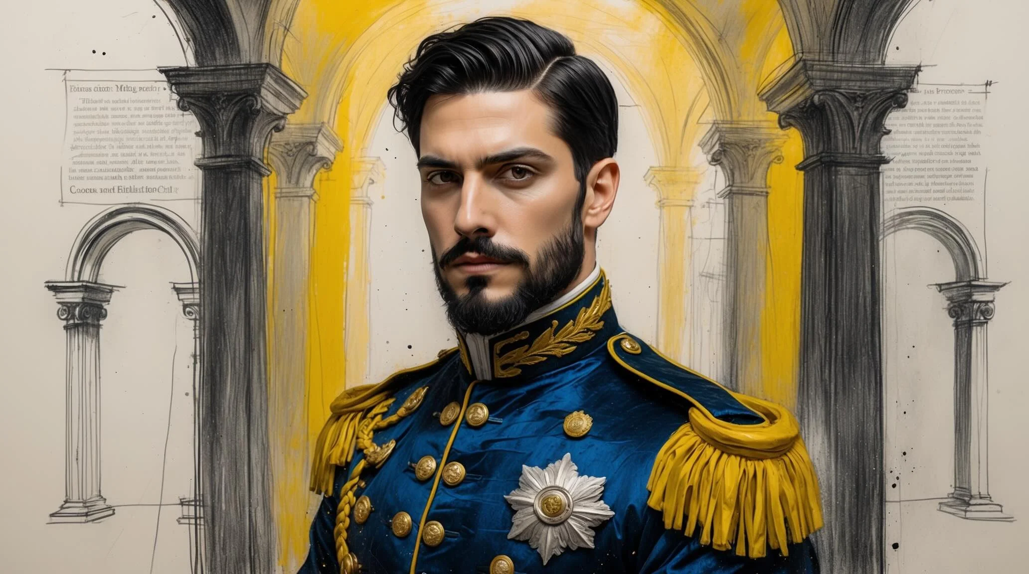 Portrait of Cassio in Shakespeare's Othello.