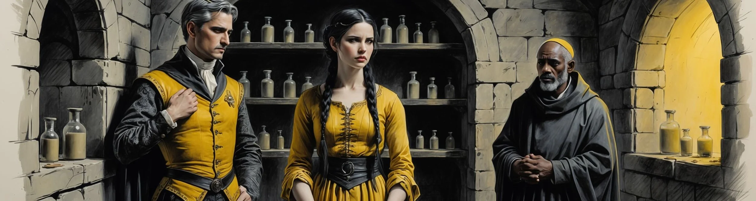 Paris sets the wedding, Juliet defies him, and the Friar devises the sleeping-potion plan.
