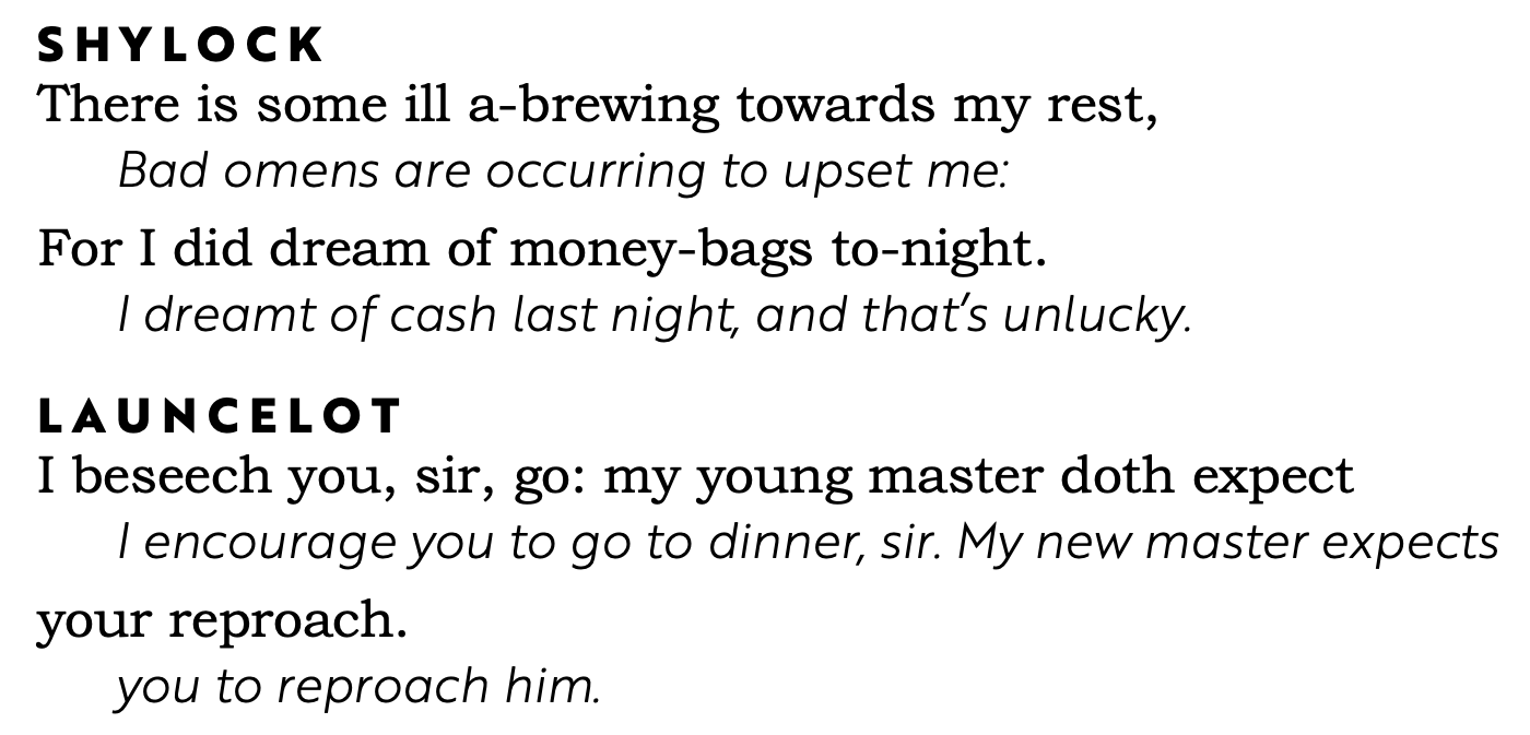 Understand shakespearean language | Shakespeare Retold