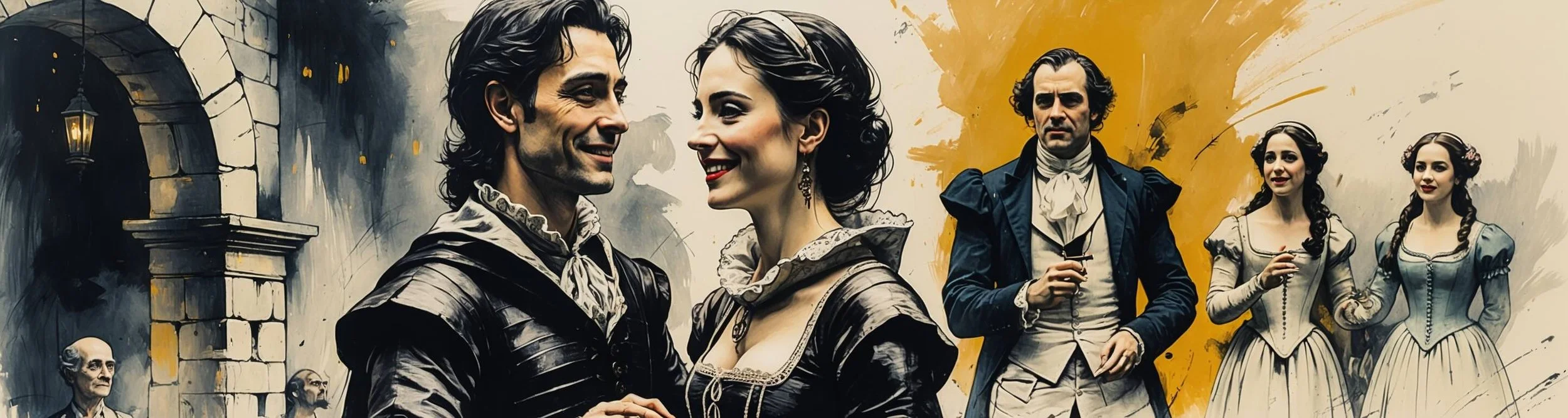 The couples are married in the closing scene ofTwelfth Night