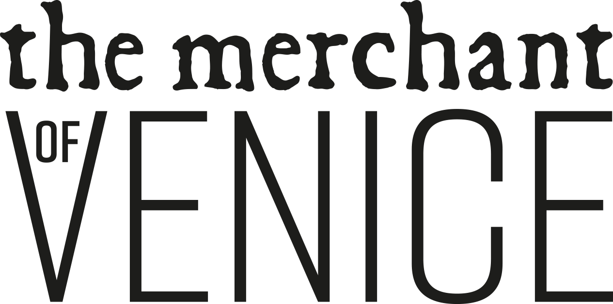 The Merchant of Venice logo in black