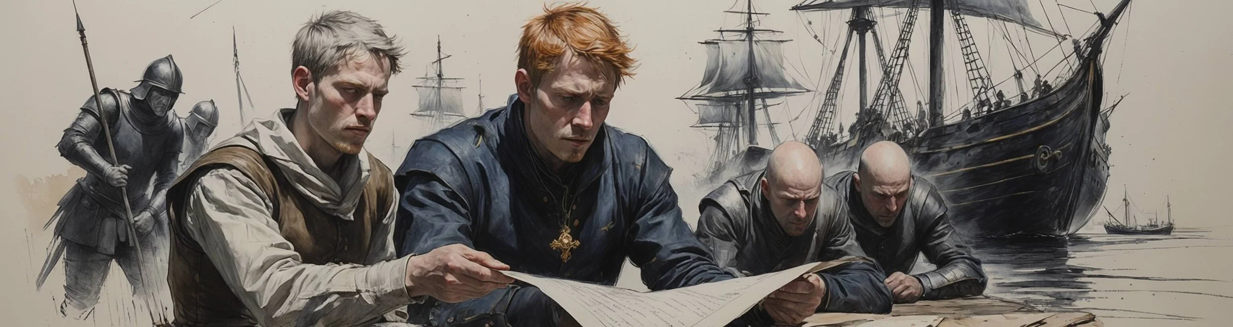 Henry reveals the threat against him by traitors Cambridge, Scroop and Grey in Act 2 Scene 2 of Henry V.