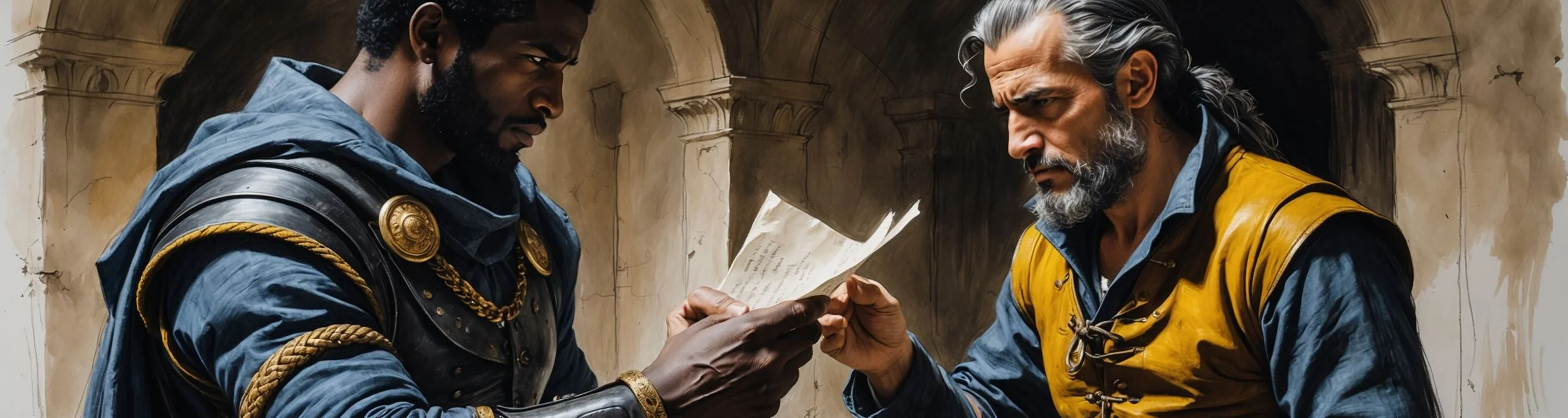 Othello has Iago send some letters.