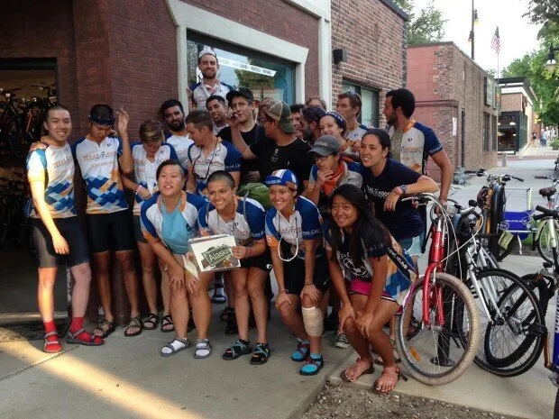 Texas 4000 Rides Through CU, Visits Neutral Cycle