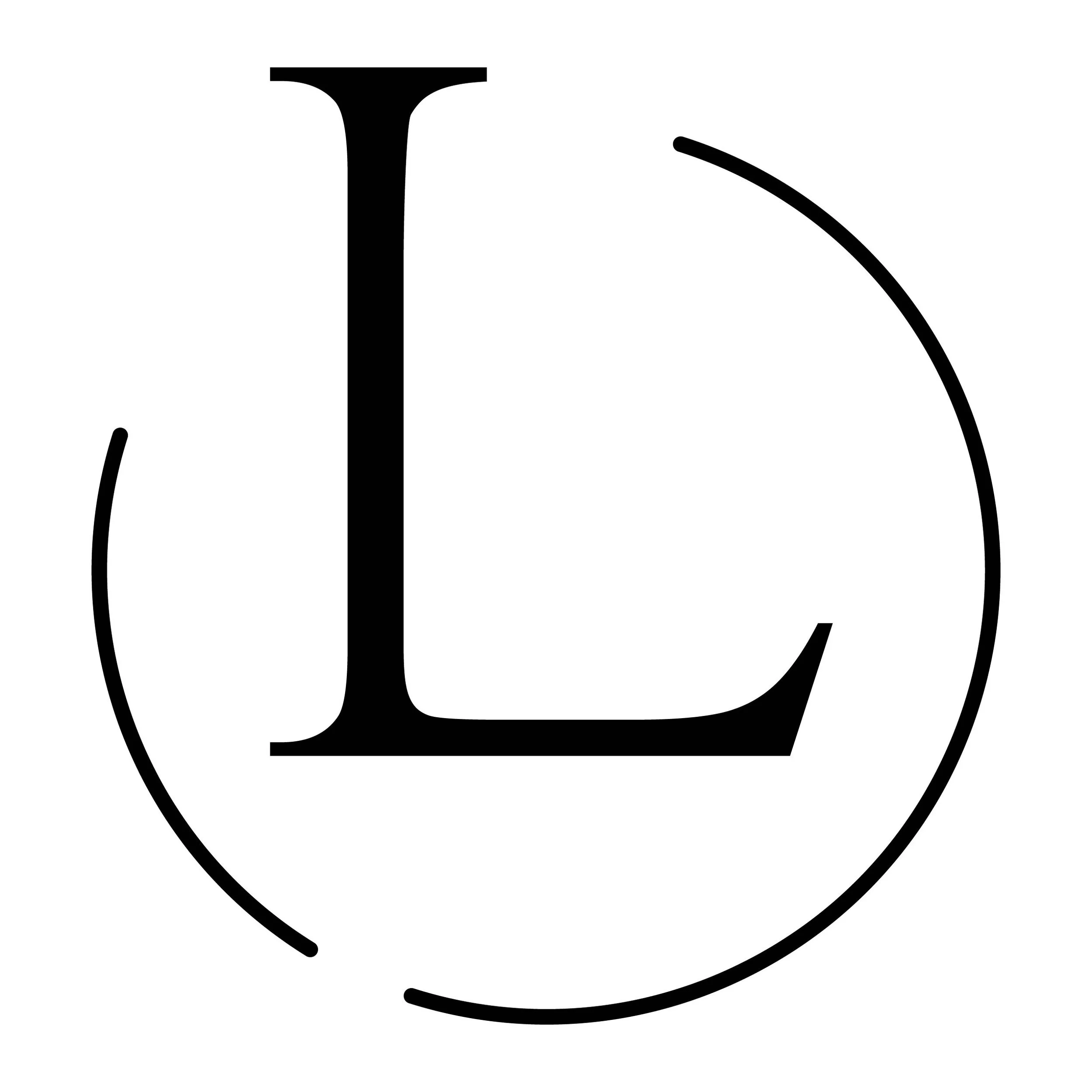 Black and white outline drawing of a circle with a milk bottle in the center.