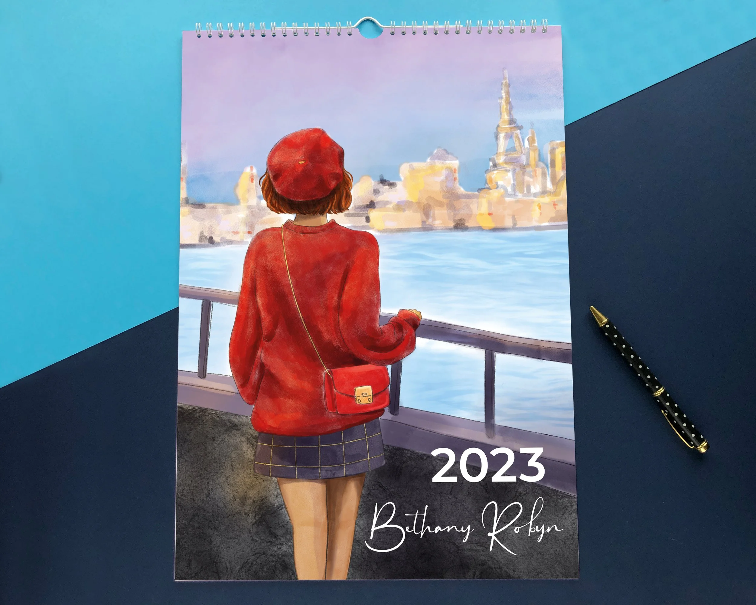2023 Wall calendar front cover