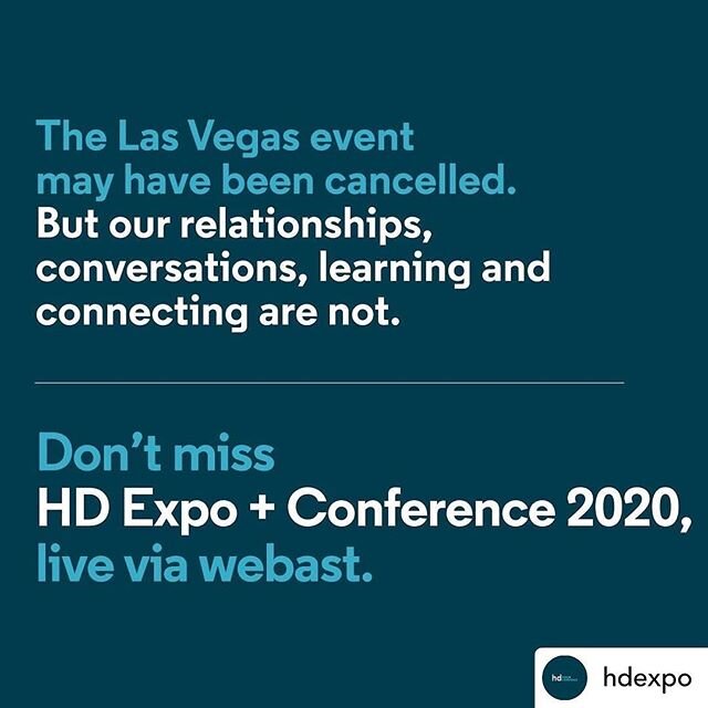 Posted @withregram regram &bull; @mtsseating Sharing an important #HDExpo update! @hdexpo goes virtual! We&rsquo;re connecting the industry via three days of real-world learning. 40 presenters, 12 sessions, live and online, on-demand later. The best 