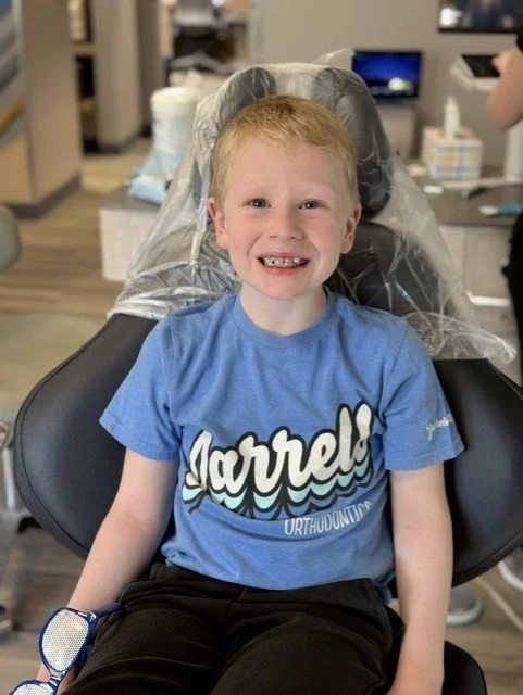 child with braces
