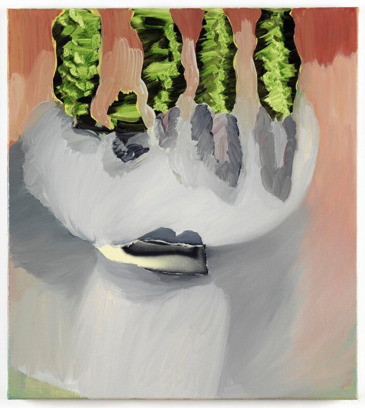 Rezi Van Lankveld, Roots, 2017, Oil on canvas
65 × 58 cm (25 5/8 × 22 7/8 in)