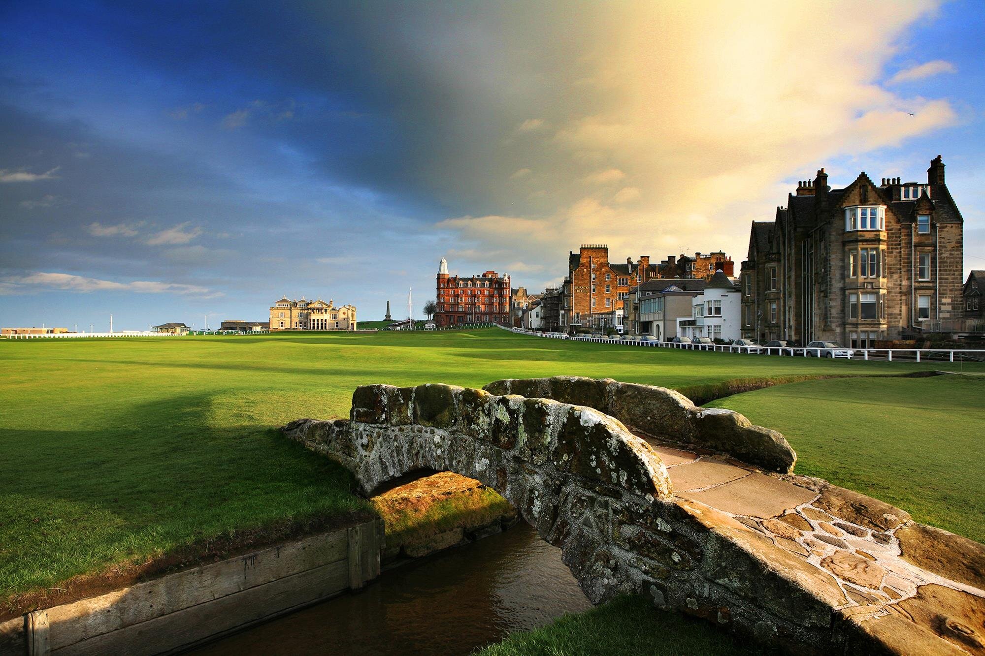 Hole 18 at St. Andrews Golf Club, Scotland