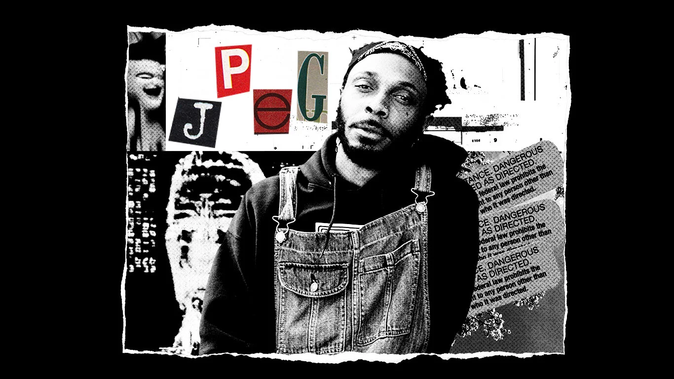 JPEGMAFIA Paper Collage
