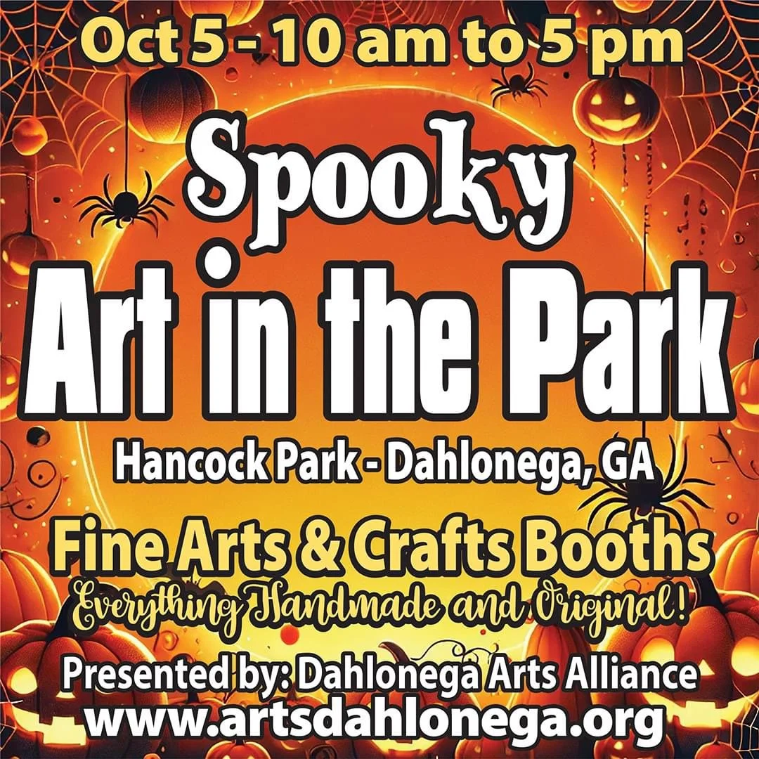 Spooky Art in the Park - Sponsored by the Dahlonega Arts Alliance