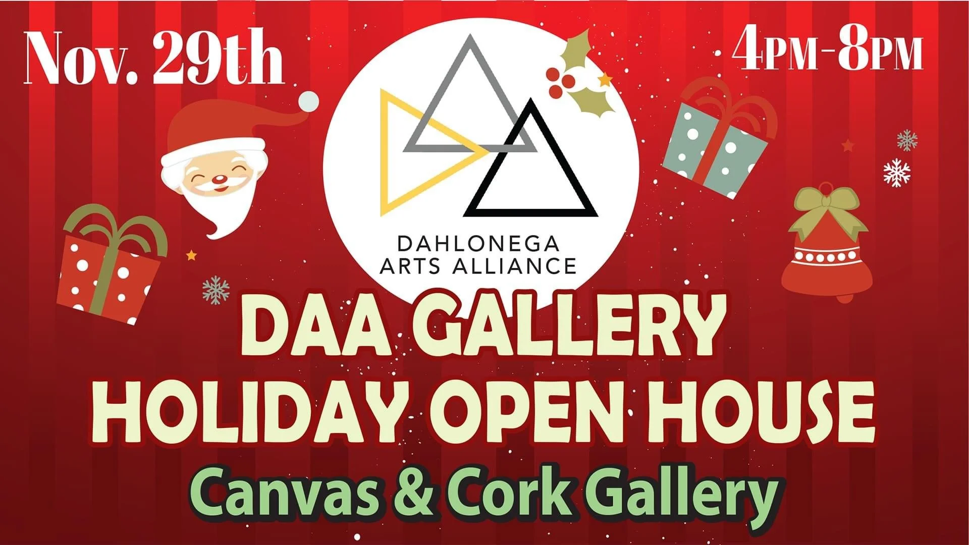 Gallery Holiday Open House - Dahlonega Arts Alliance