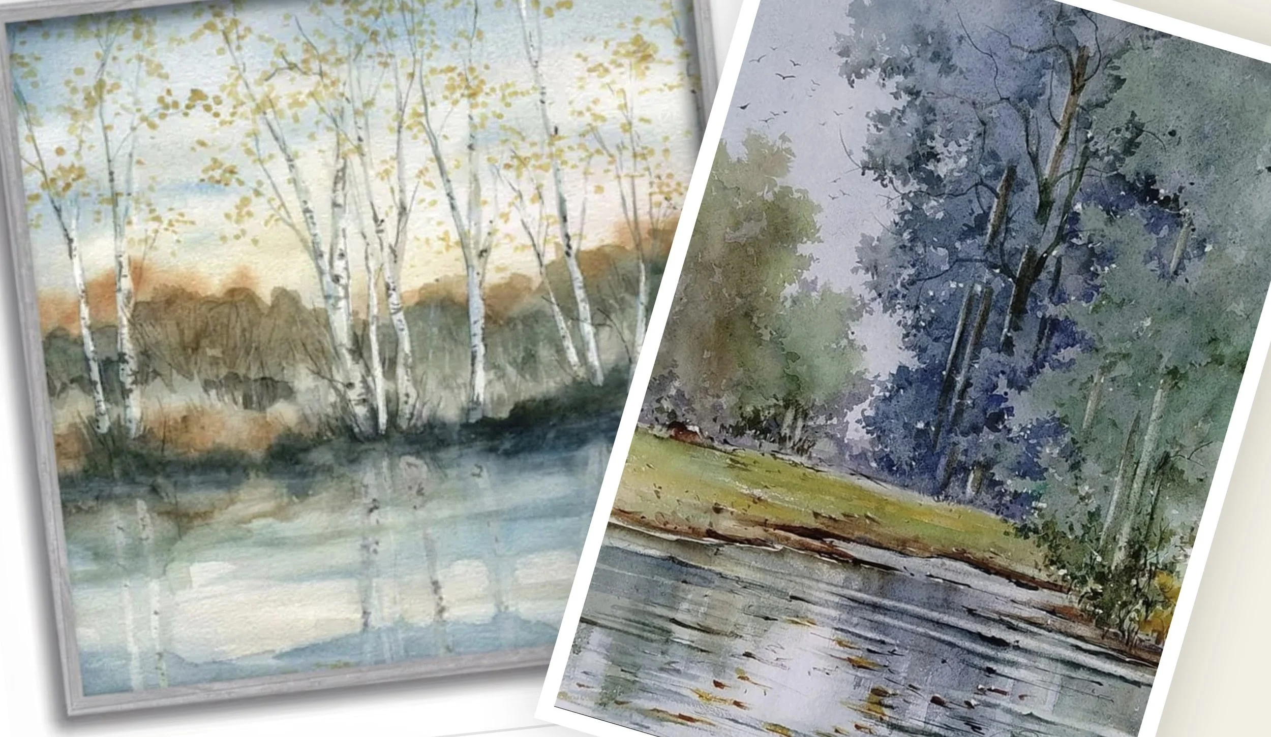 Alcohol Ink Class - Lake Life in Summer