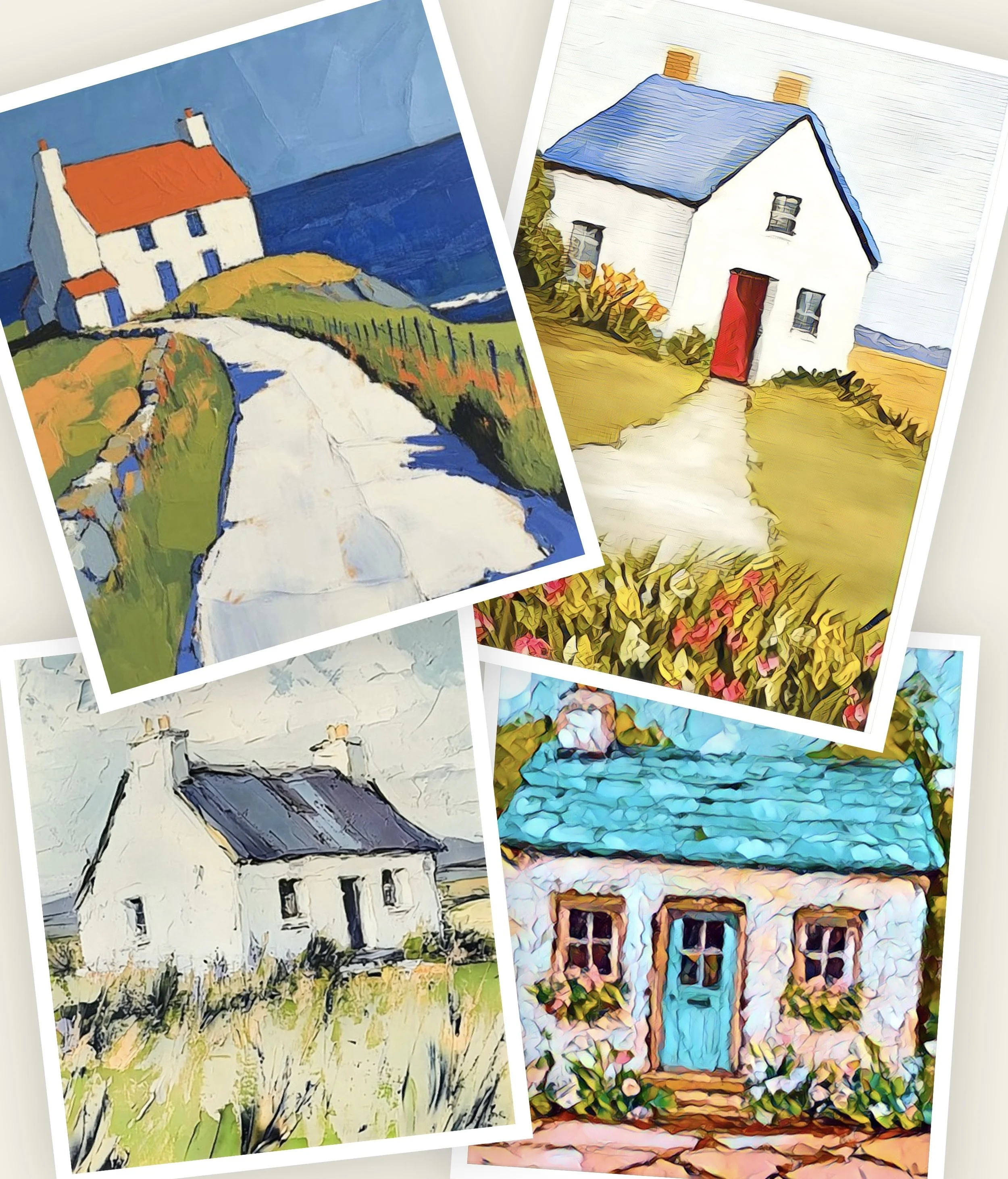 An Irish Cottage - Acrylics Class