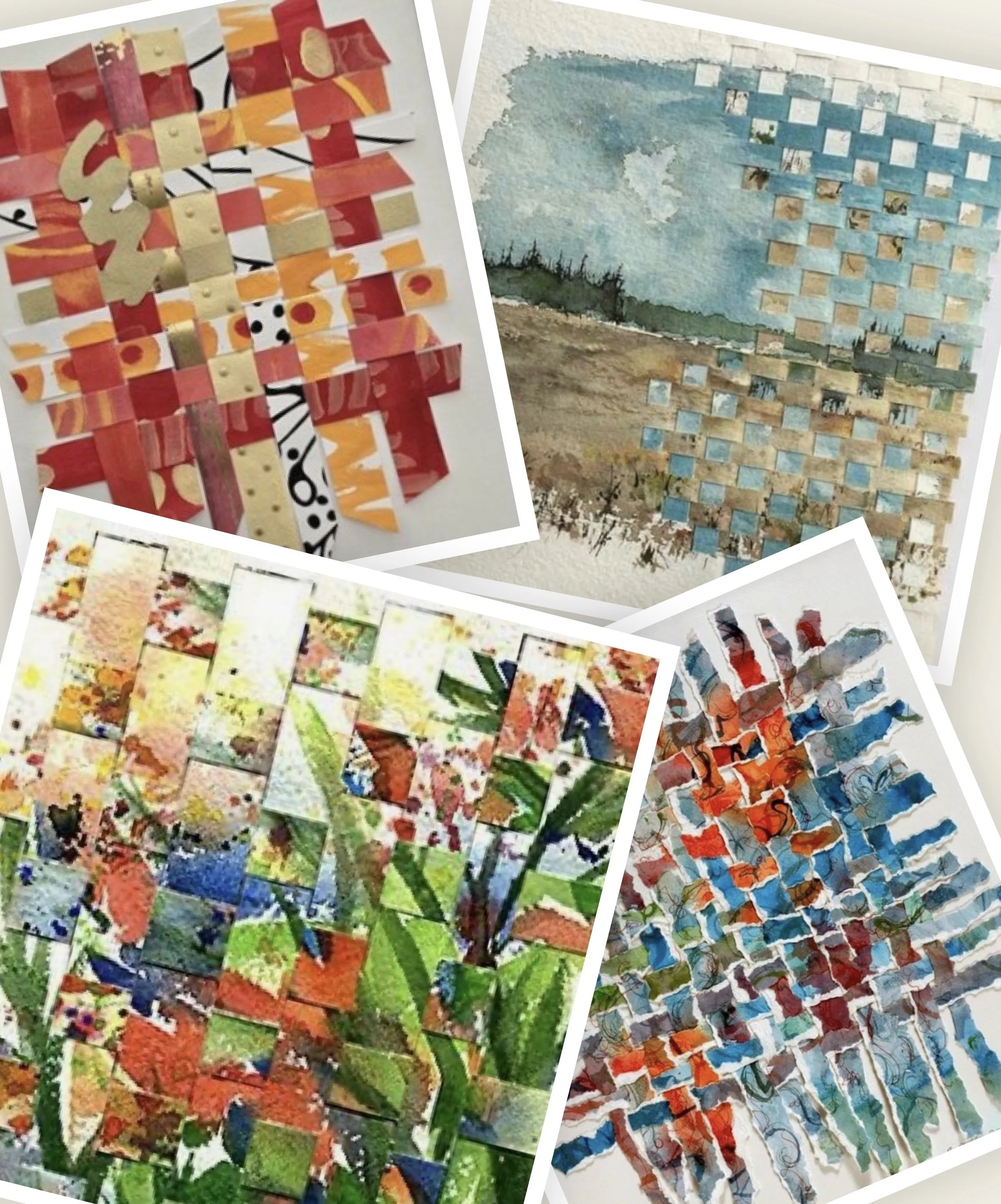 Woven Paper Painting Class