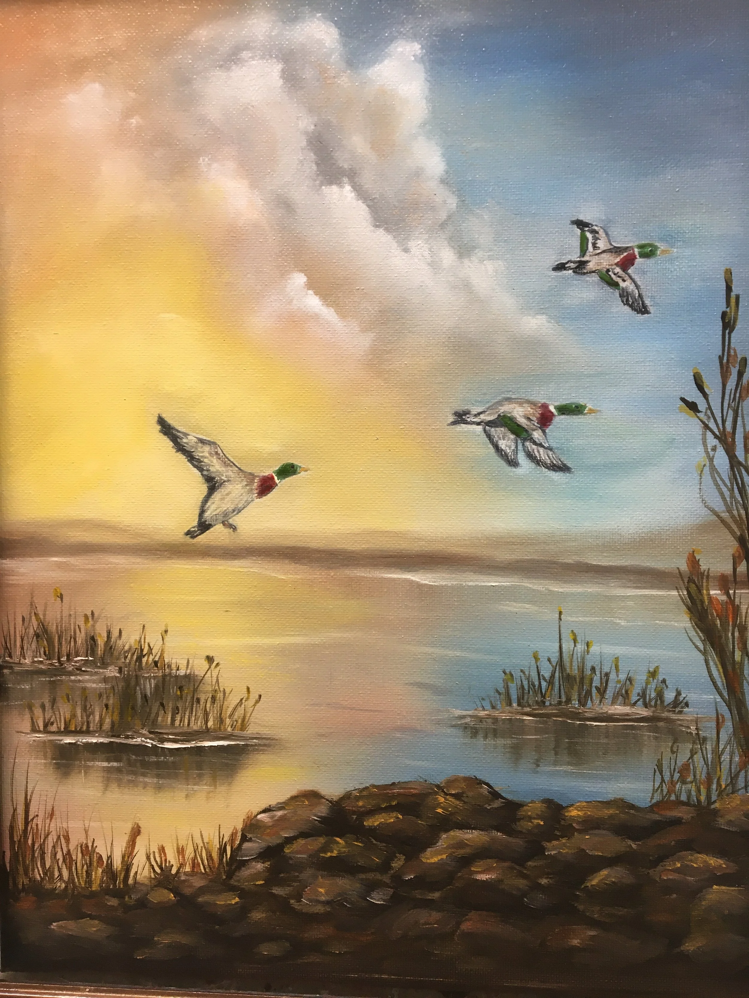 September Skies - Bob Ross Painting Class