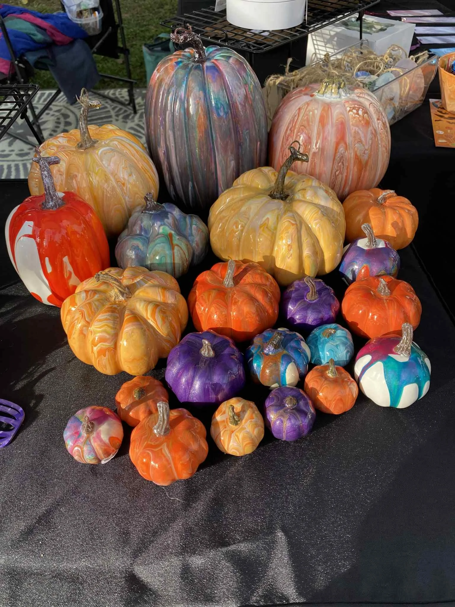 Pumpkin Pour - Acrylic Pour Class