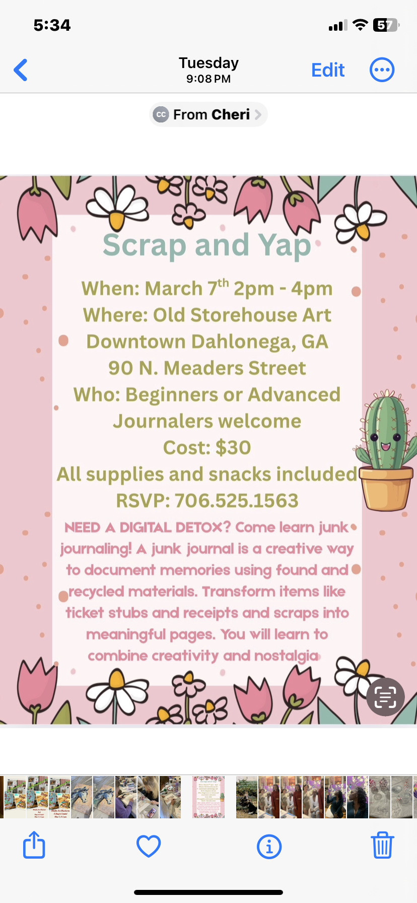 Scrap and Yap! Junk Journaling Class