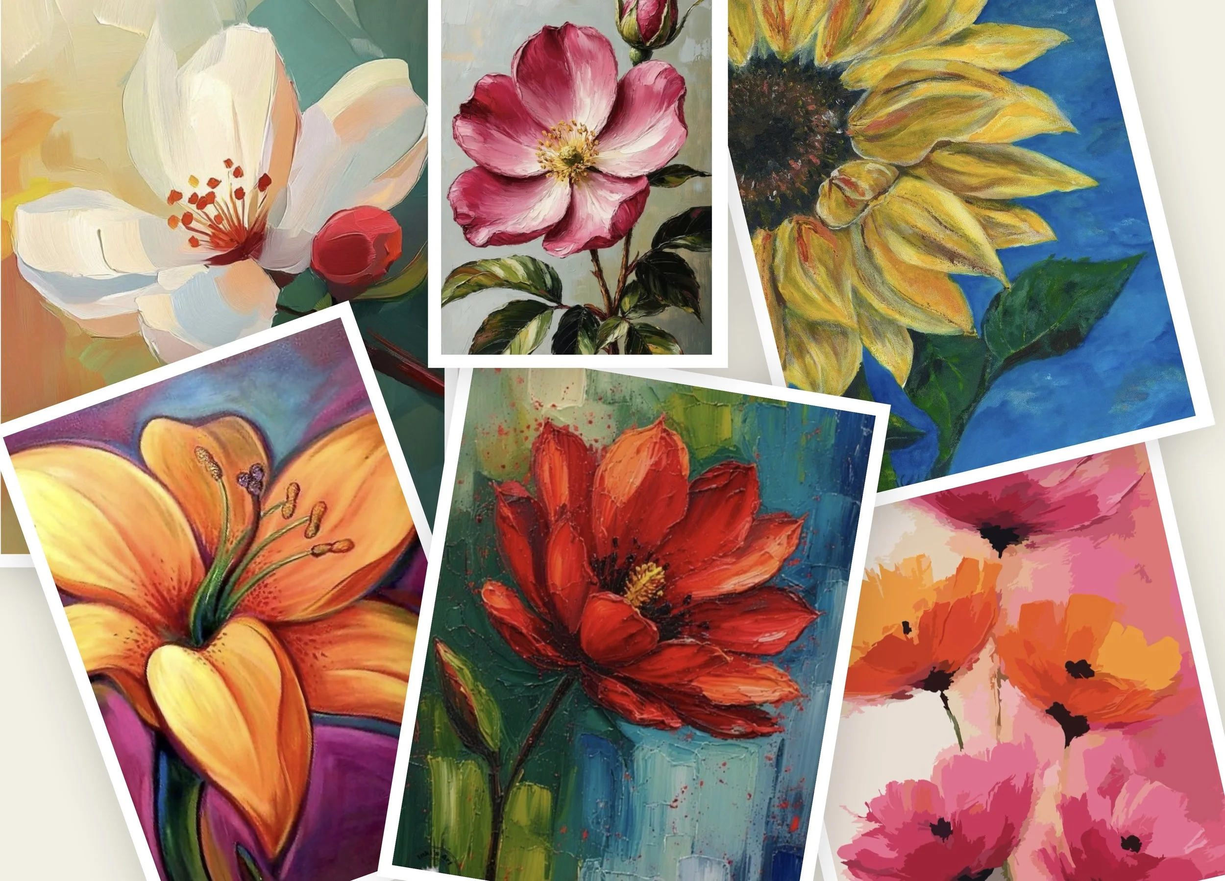 Flowers for Mom - Acrylics Class