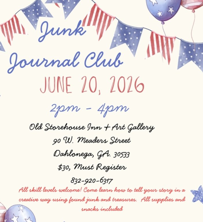 Junk Journaling Class - Patriotic Theme!